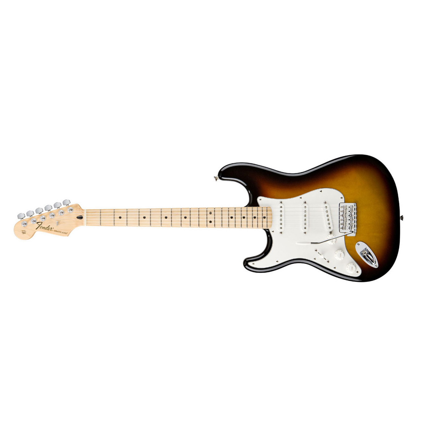 Fender Strat Standard Lh Mex Gaucher Mn - Brown Sunburst - Left-handed electric guitar - Main picture