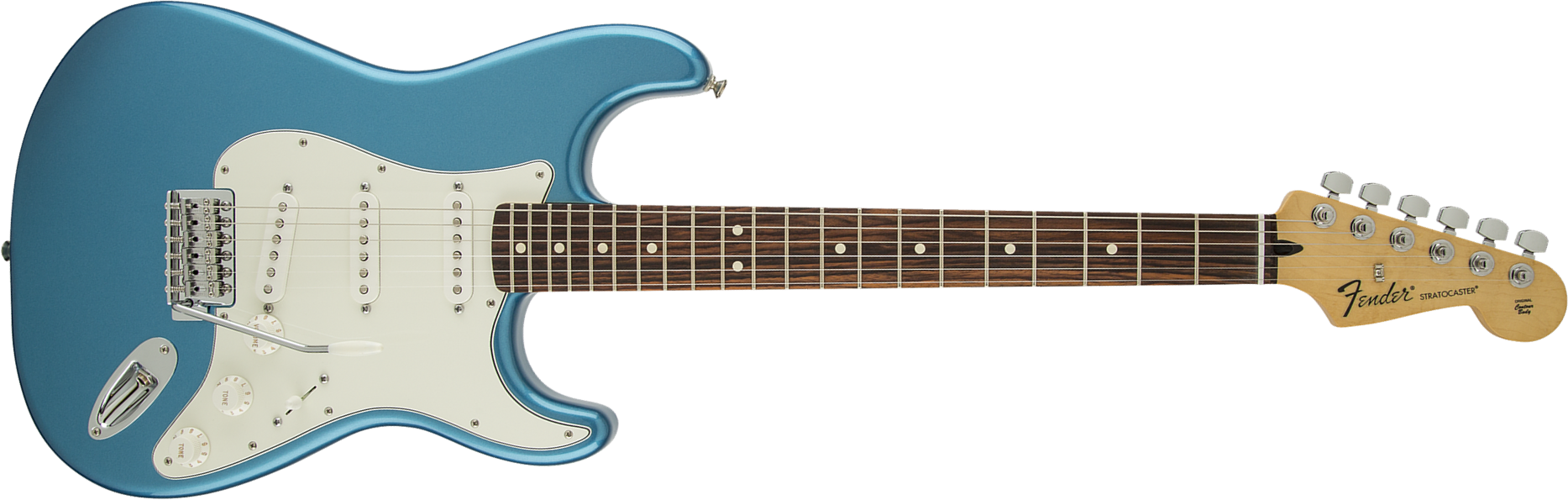 Fender Strat Standard Mex Sss Pf - Lake Placid Blue - Str shape electric guitar - Main picture