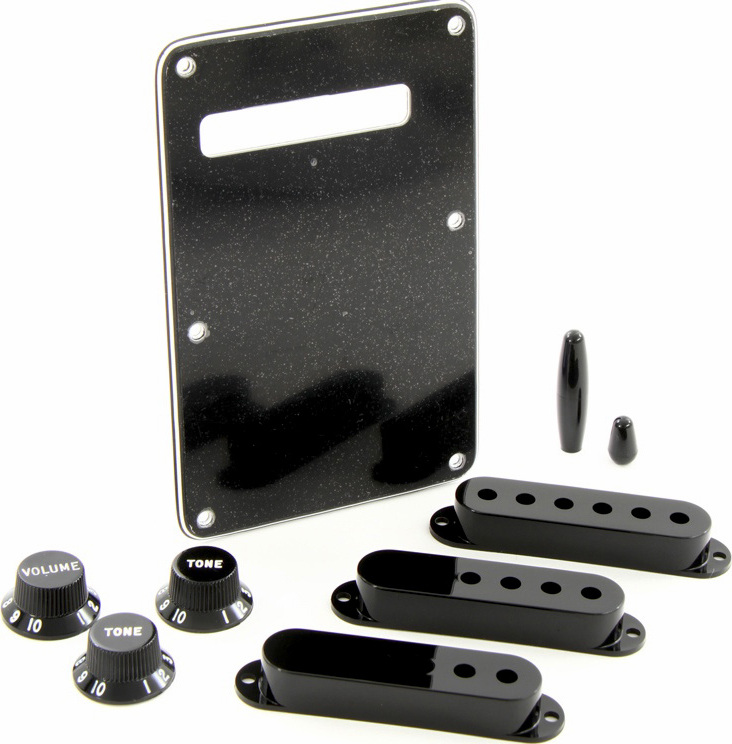 Fender Stratocaster Accessory Kit Black - Accessories kit - Main picture
