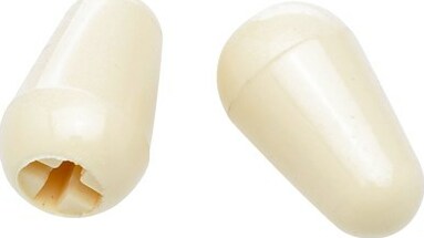Fender Stratocaster Switch Tips - Aged White - Toggle switch cap - Main picture