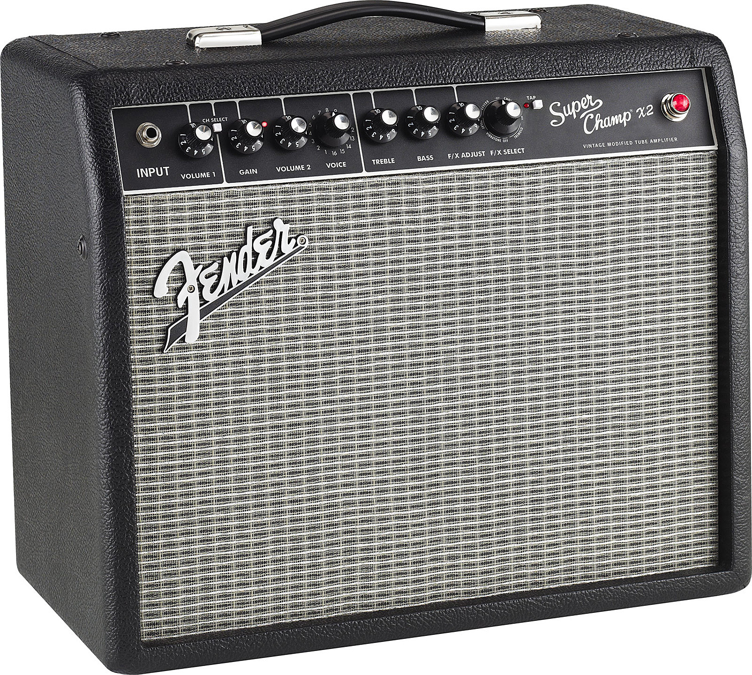 Fender Super Champ X2 2012 15w 1x10 Black - Electric guitar combo amp - Main picture