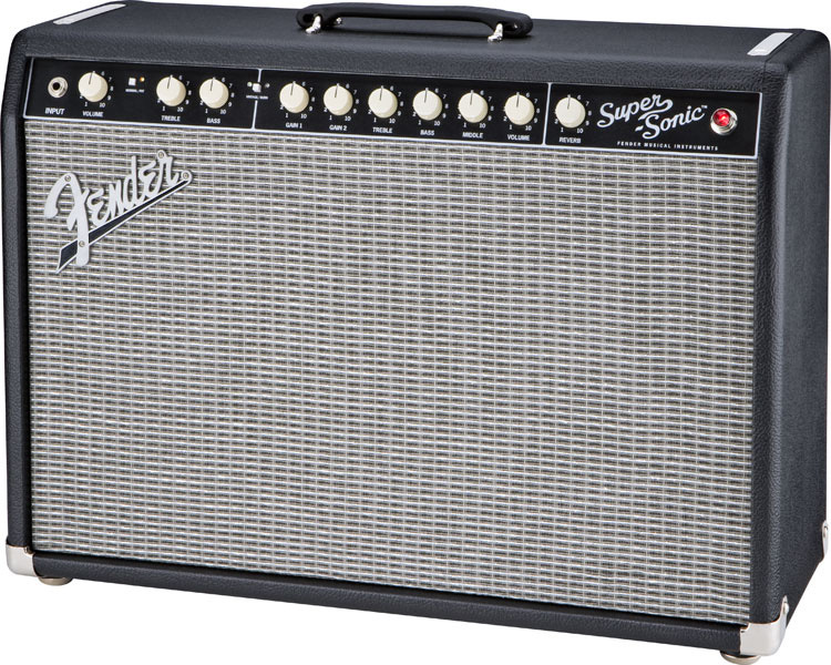 Fender Super Sonic 22w 1x12 Black Pepper - Electric guitar combo amp - Main picture