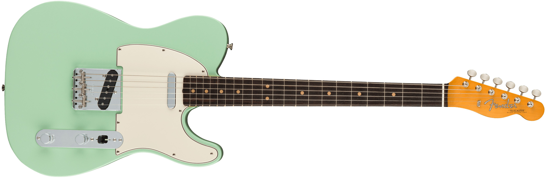 Fender Tele 1963 American Vintage Ii Usa 2s Ht Rw - Surf Green - Tel shape electric guitar - Main picture
