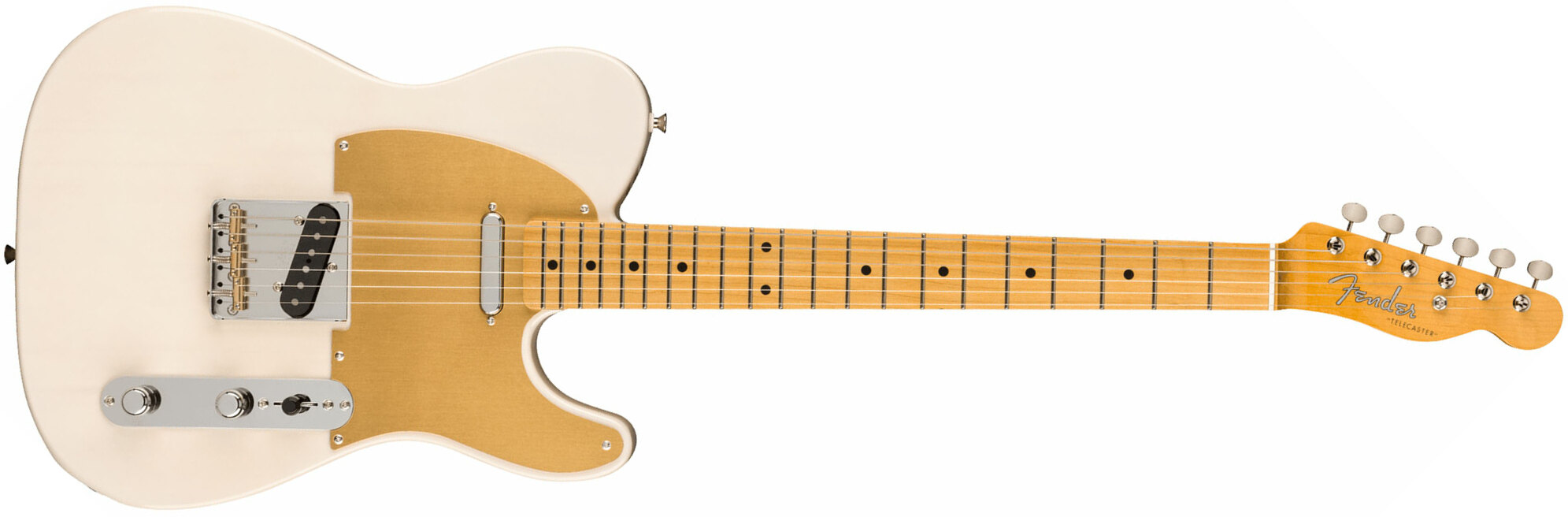 Fender Tele '50s Jv Modified Jap 2s Ht Mn - White Blonde - Tel shape electric guitar - Main picture