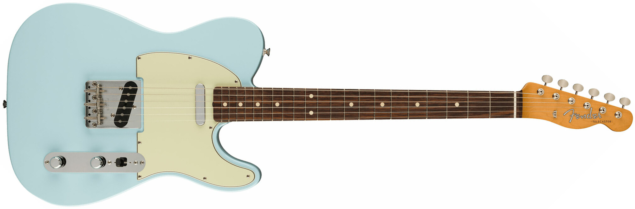 Fender Tele 60s Vintera 2 Mex 2s Ht Rw - Sonic Blue - Tel shape electric guitar - Main picture