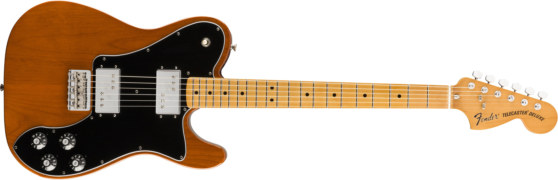 Fender Tele 70s Deluxe Vintera Vintage Mex Mn - Mocha - Tel shape electric guitar - Main picture