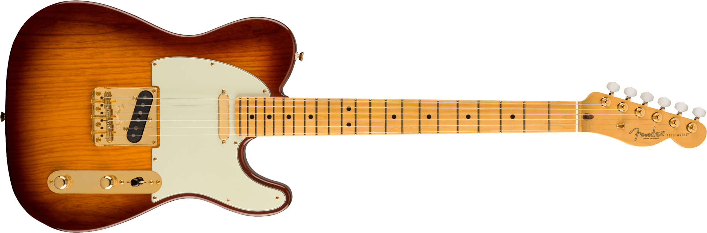 Fender Tele 75th Anniversary Commemorative Ltd Usa Mn +etui - 2-color Bourbon Burst - Tel shape electric guitar - Main picture