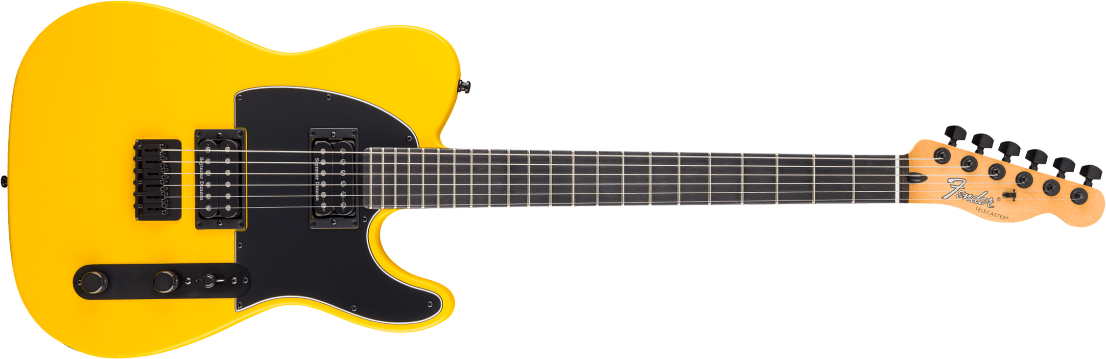 Fender Tele Advanced Hh Player Ltd Mex 2h Seymour Duncan Eb - Ferrari Yellow - Tel shape electric guitar - Main picture