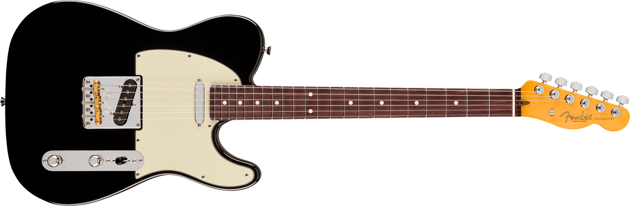 Fender Tele American Pro. Usa  2s Ht Rw - Black - Tel shape electric guitar - Main picture