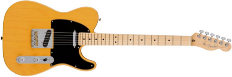 Fender Tele American Professional 2s Usa Mn - Butterscotch Blonde - Tel shape electric guitar - Main picture