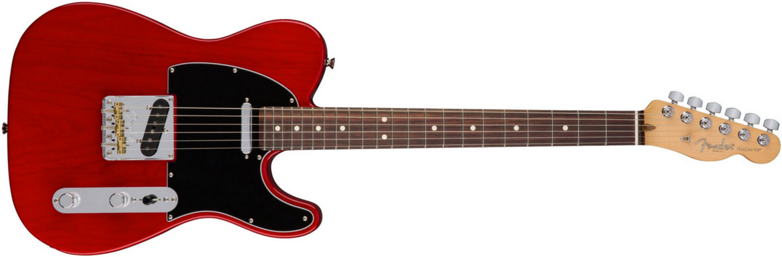 Fender Tele American Professional 2s Usa Rw - Crimson Red Transparent - Str shape electric guitar - Main picture