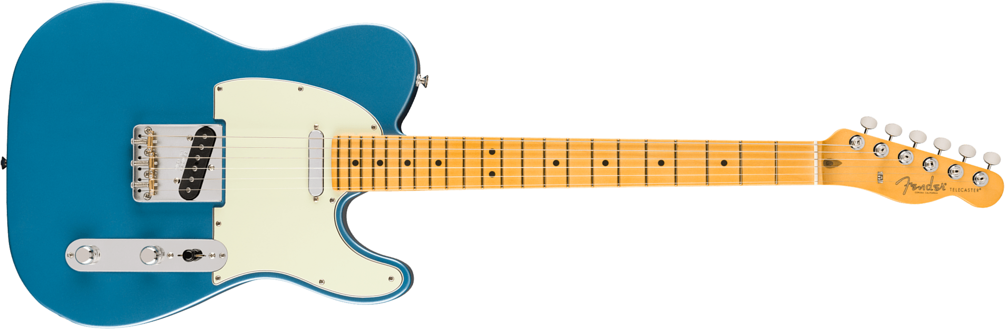 Fender Tele American Professional Classic Usa 2s Ht Mn - Faded Lake Placid Blue - Tel shape electric guitar - Main picture