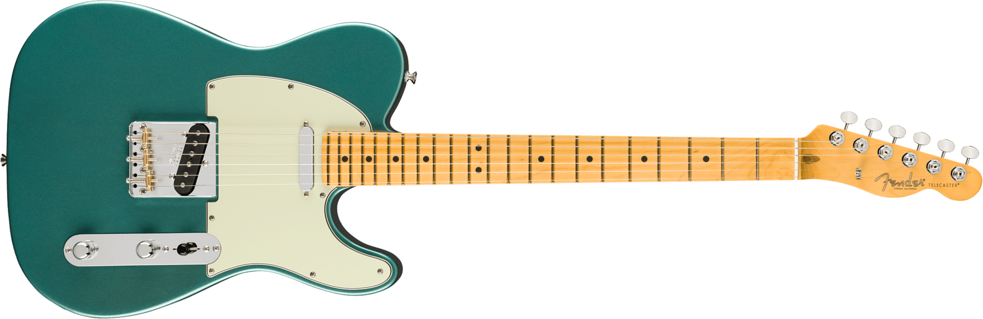 Fender Tele American Professional Classic Usa 2s Ht Mn - Faded Sherwood Green Metallic - Tel shape electric guitar - Main picture