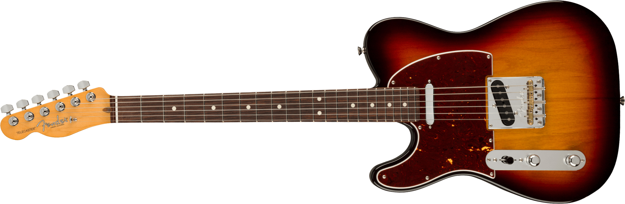 Fender Tele American Professional Ii Lh Gaucher Usa Rw - 3-color Sunburst - Left-handed electric guitar - Main picture