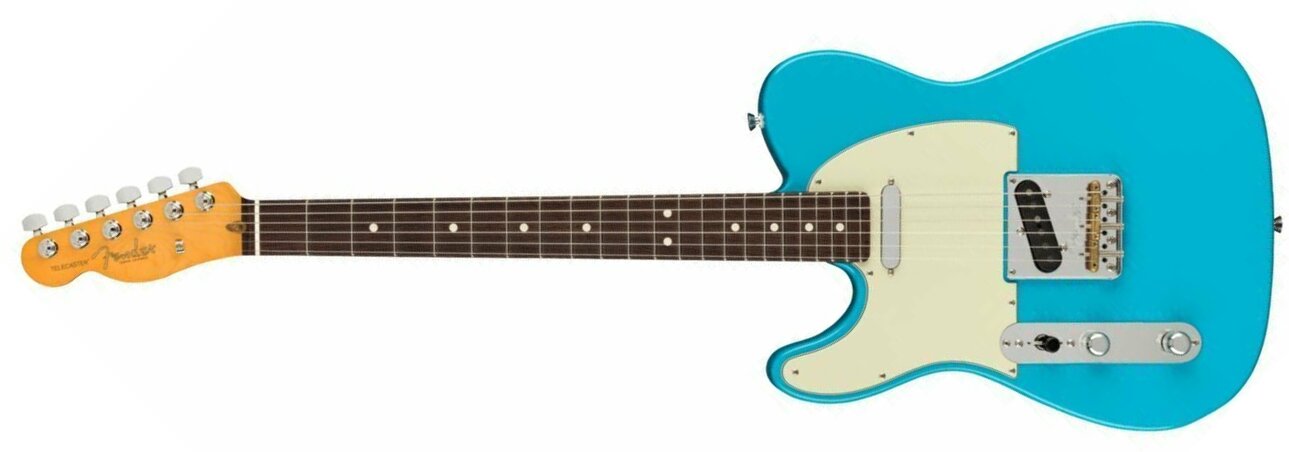 Fender Tele American Professional Ii Lh Gaucher Usa Rw - Miami Blue - Left-handed electric guitar - Main picture
