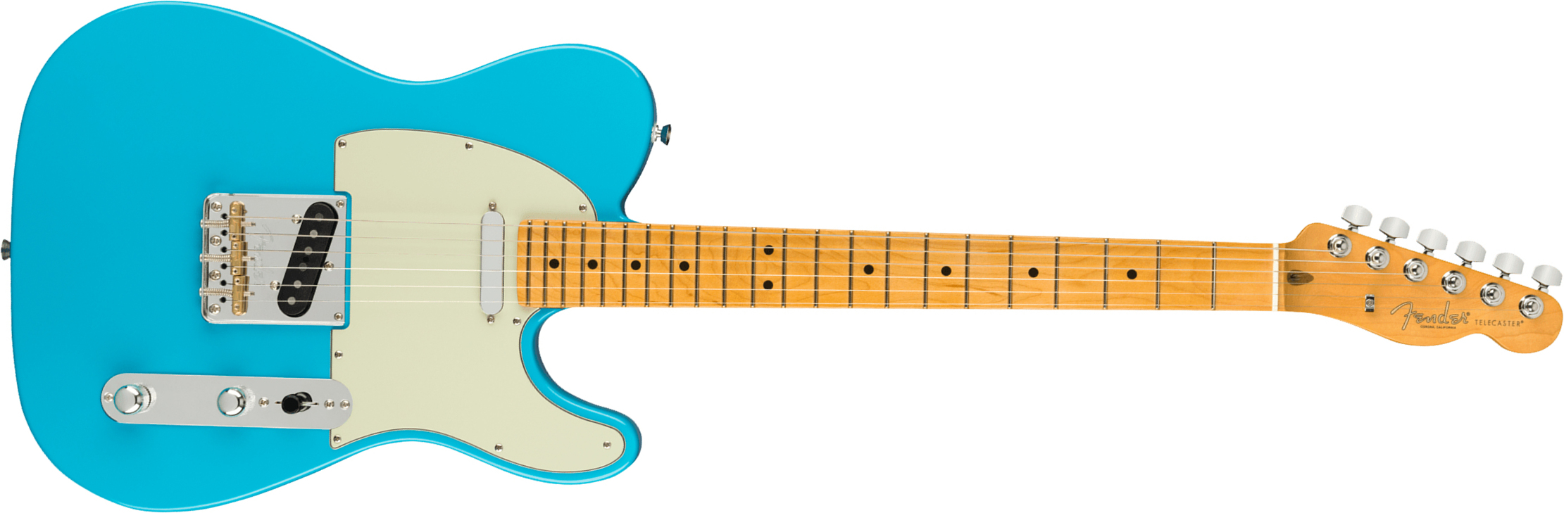 Fender Tele American Professional Ii Usa Mn - Miami Blue - Tel shape electric guitar - Main picture