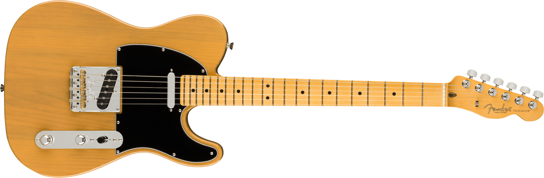 Fender Tele American Professional Ii Usa Mn - Butterscotch Blonde - Tel shape electric guitar - Main picture