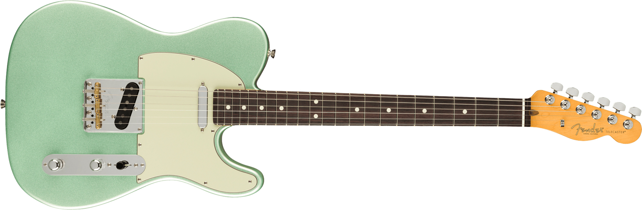 Fender Tele American Professional Ii Usa Rw - Mystic Surf Green - Tel shape electric guitar - Main picture