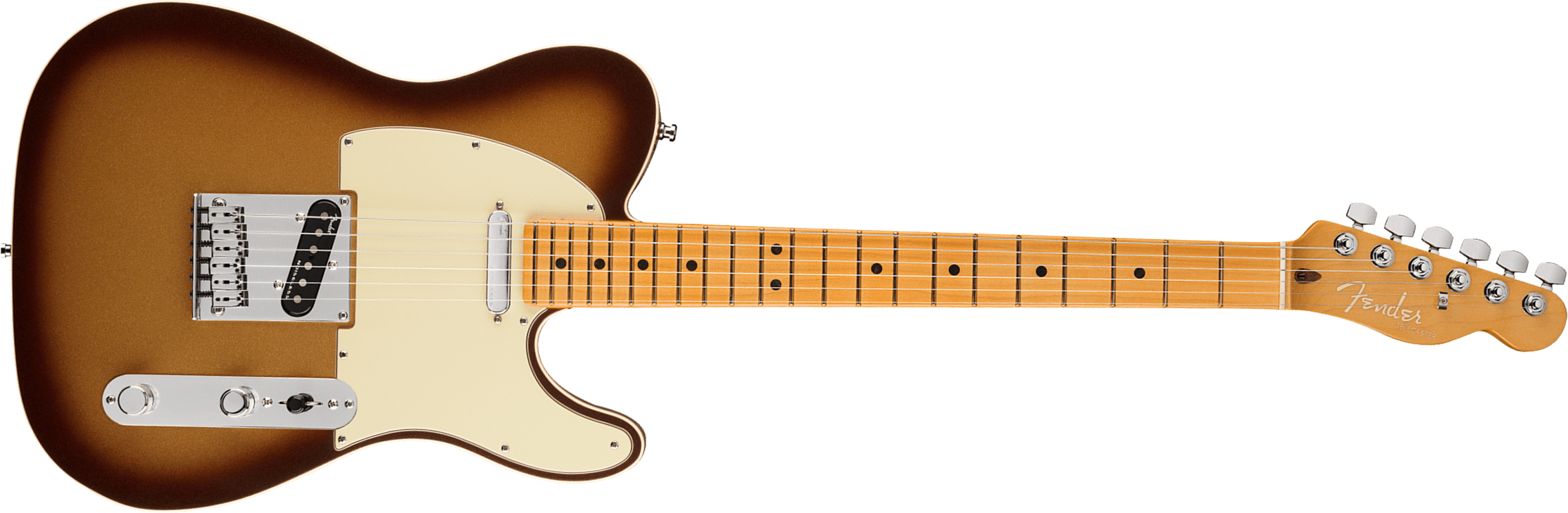 Fender Tele American Ultra 2019 Usa Mn - Mocha Burst - Tel shape electric guitar - Main picture