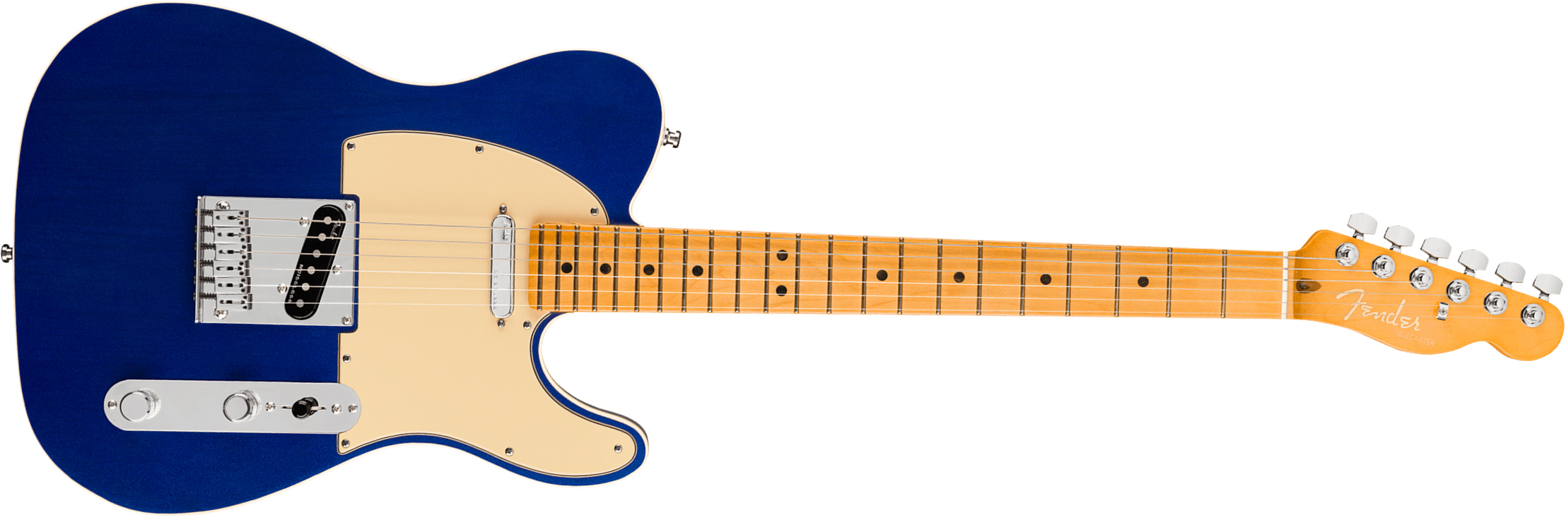 Fender Tele American Ultra 2019 Usa Mn - Cobra Blue - Tel shape electric guitar - Main picture