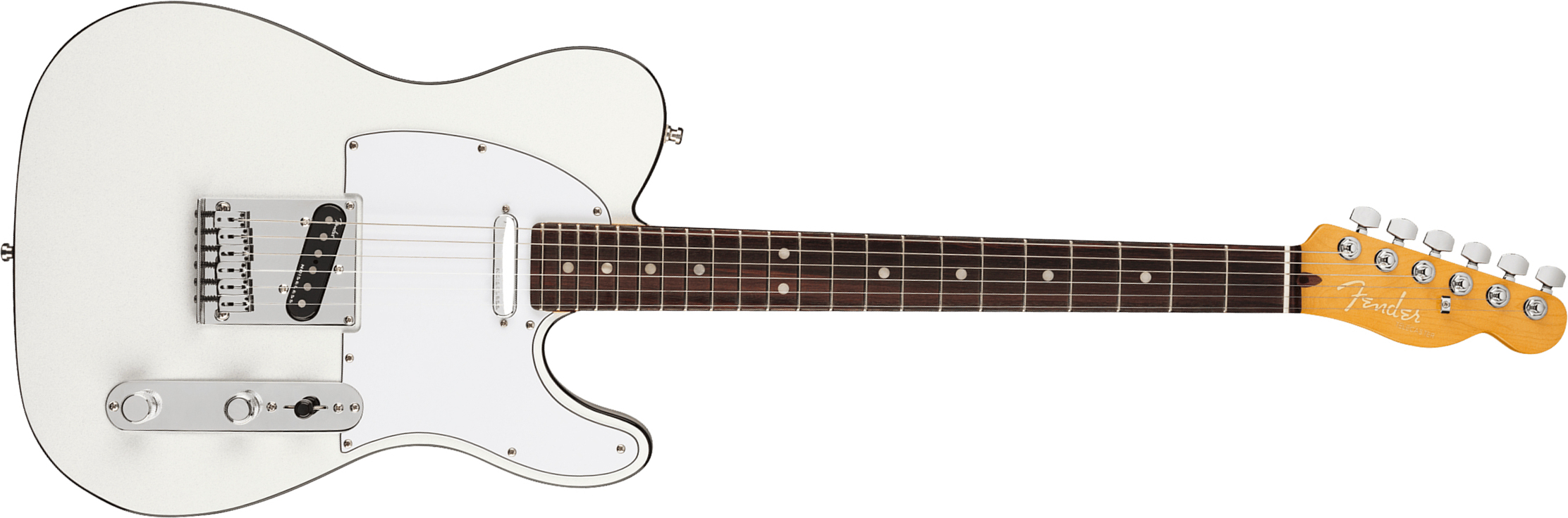 Fender Tele American Ultra 2019 Usa Rw - Arctic Pearl - Tel shape electric guitar - Main picture