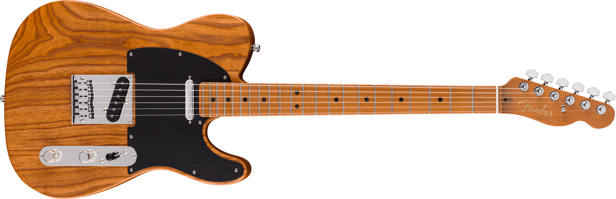 Fender Tele American Ultra Ii Ltd Usa 3s Custom Shop Ht Mn - Natural - Tel shape electric guitar - Main picture
