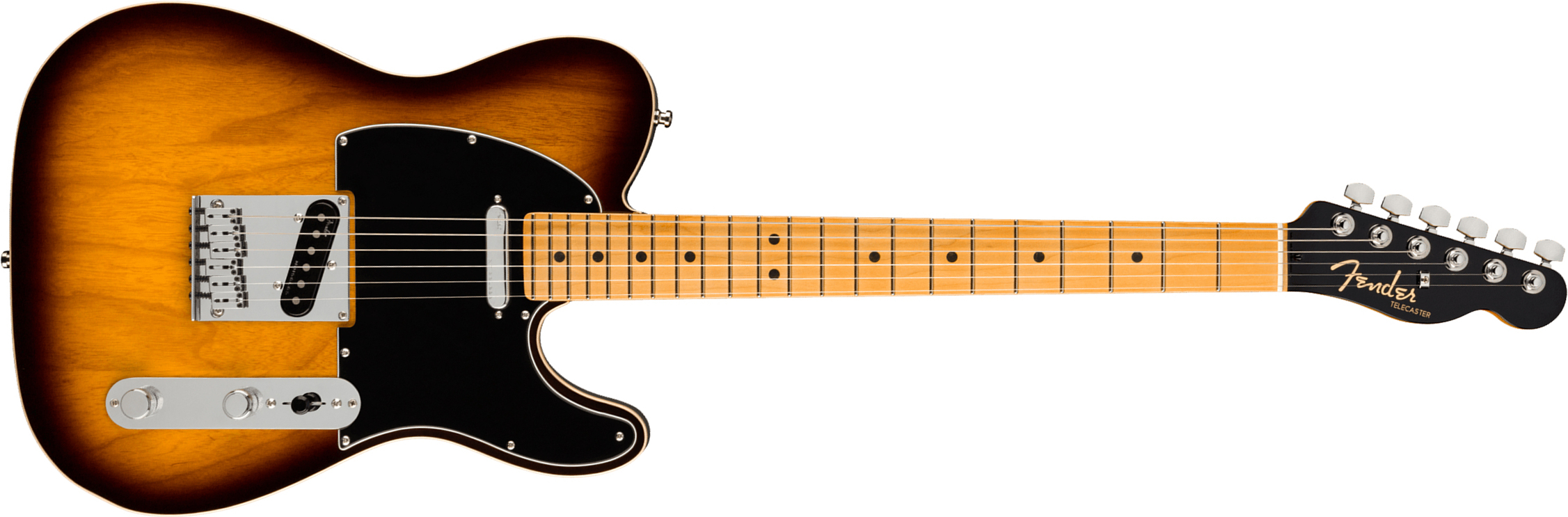 Fender Tele American Ultra Luxe Usa Mn +etui - 2-color Sunburst - Tel shape electric guitar - Main picture