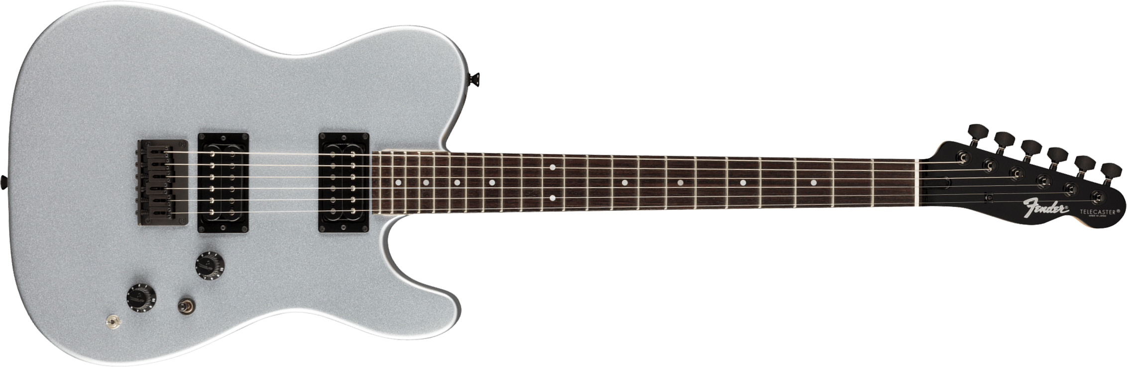 Fender Tele Boxer Hh Jap 2h Ht Rw +housse - Inca Silver - Tel shape electric guitar - Main picture