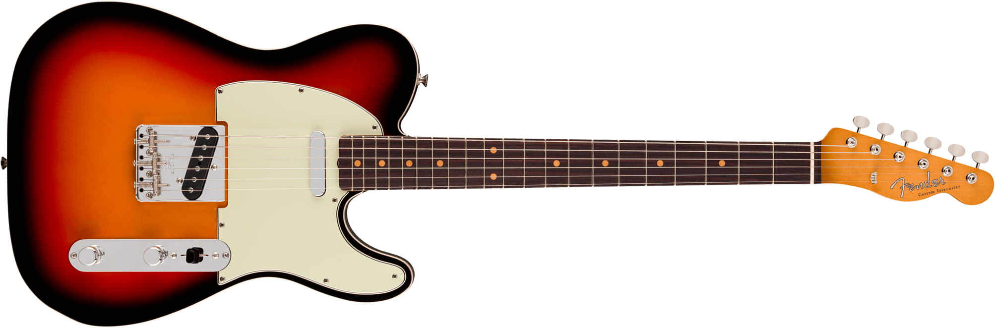 Fender Tele Custom Early 60s Vintera 3 Ltd Mex 2s Ht Rw - 3-color Sunburst - Tel shape electric guitar - Main picture