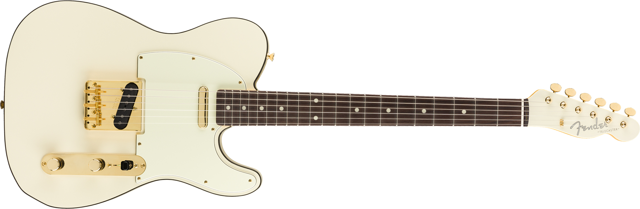Fender Tele Daybreak Ltd 2019 Japon Gh Rw - Olympic White - Tel shape electric guitar - Main picture