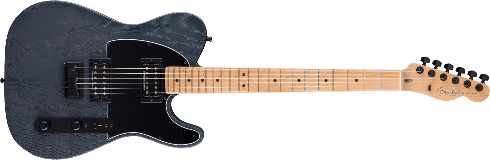 Fender Tele Hh American Professional Ii Usa 2h Seymour Duncan Ht Mn - Smoke - Tel shape electric guitar - Main picture