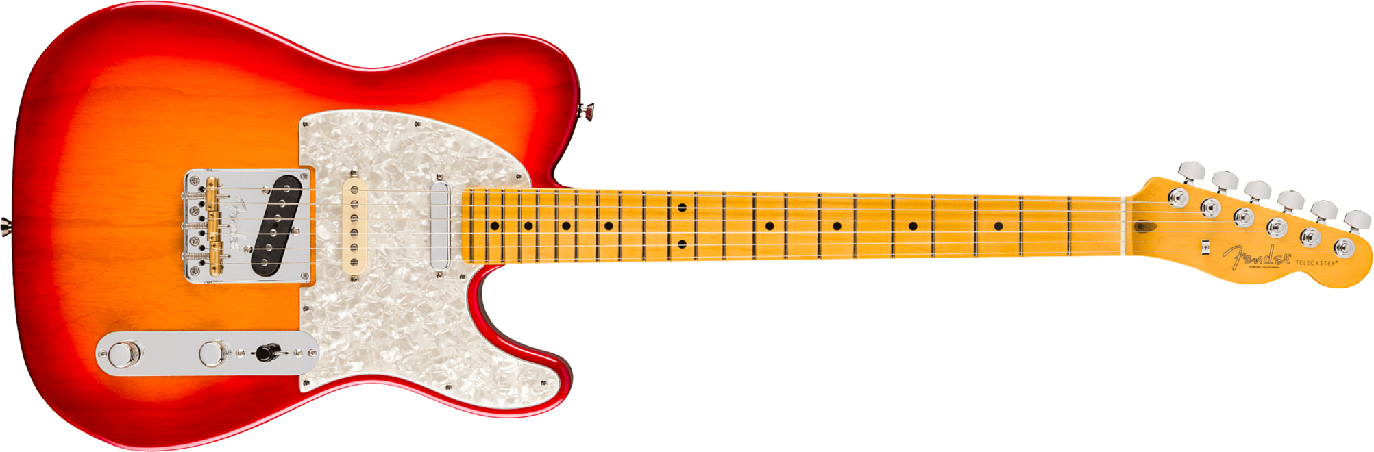 Fender Tele Hot Shot American Pro. Usa  2s Ht Mn - Aged Cherry Burst - Tel shape electric guitar - Main picture