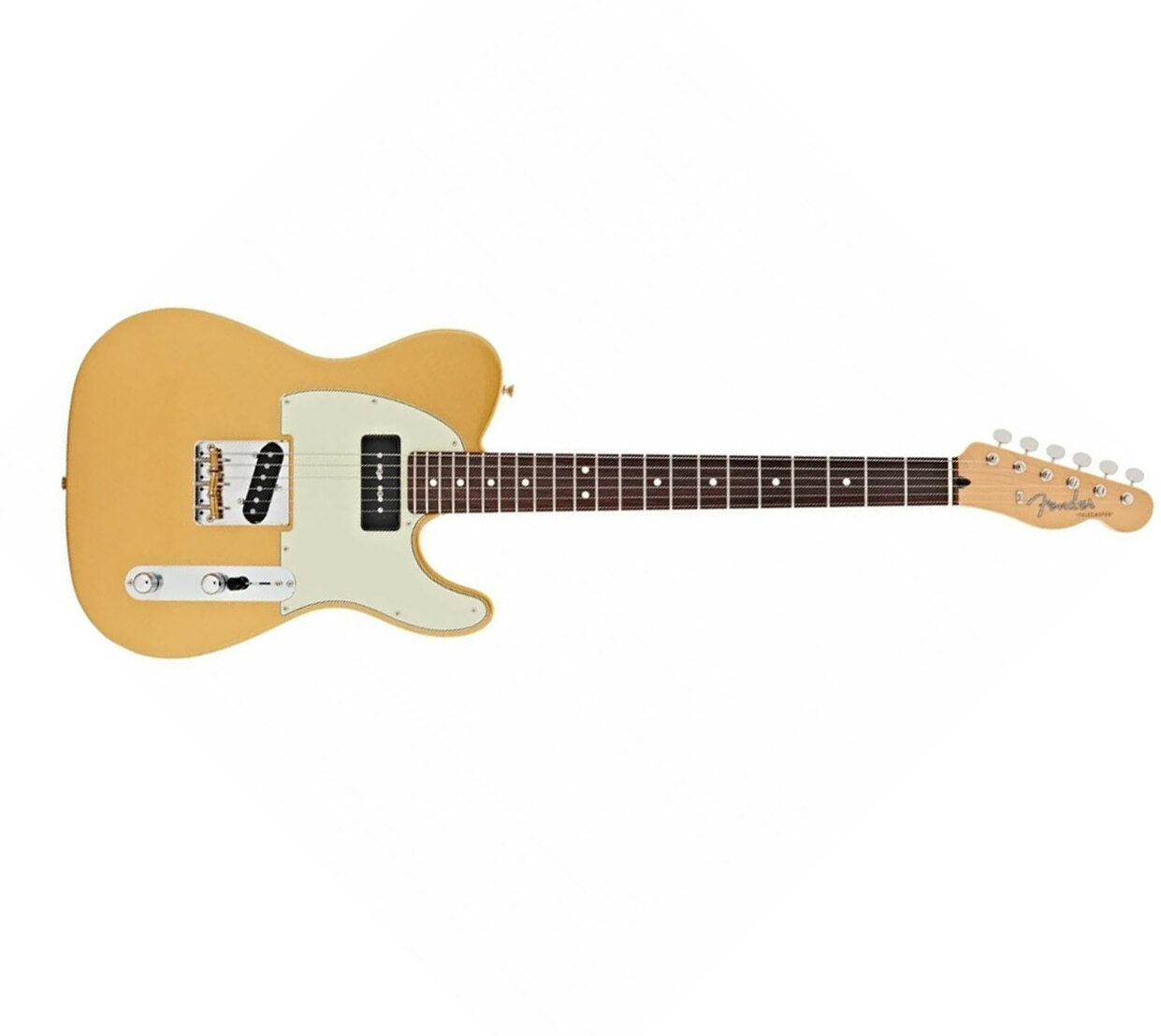 Fender Tele Hybrid Ii 90 Mij Jap S/p90 Ht Rw - Mystic Aztec Gold - Tel shape electric guitar - Main picture