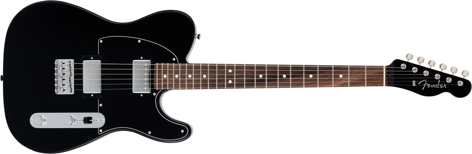 Fender Tele Hybrid Ii Hh Mij Ltd Jap 2h Ht Rw - Black - Tel shape electric guitar - Main picture
