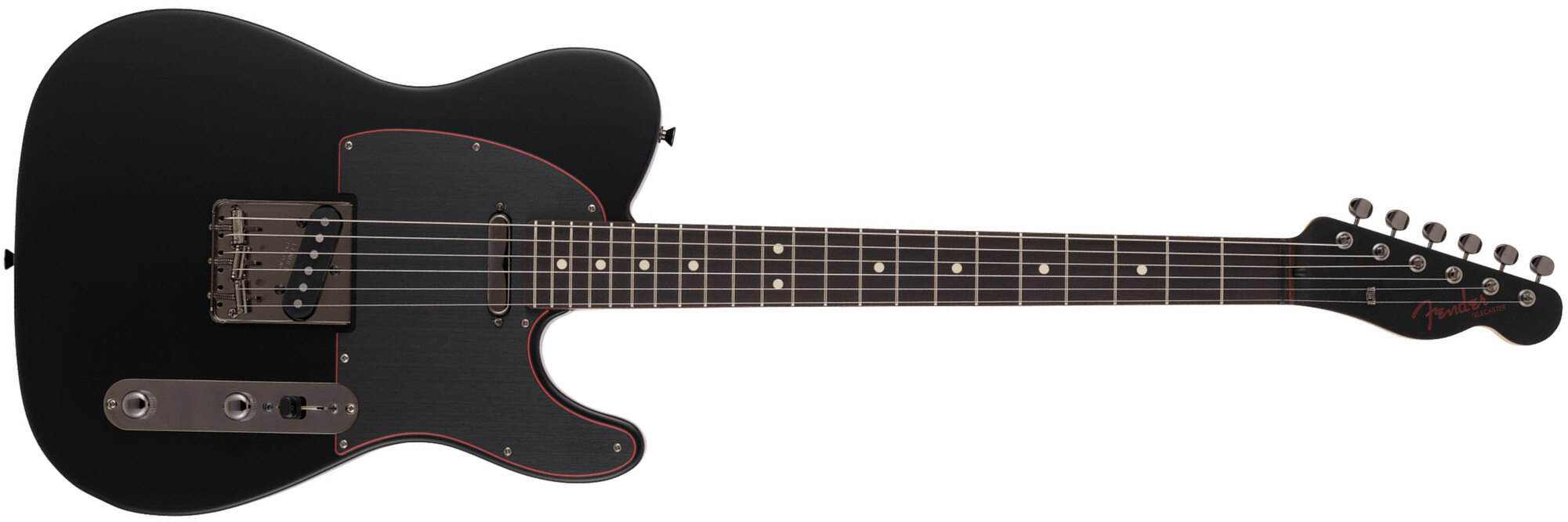 Fender Tele Hybrid Ii Jap 2s Ht Rw - Satin Black - Tel shape electric guitar - Main picture