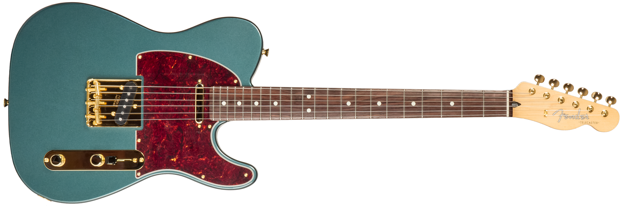 Fender Tele Hybrid Ii Jap 2s Ht Rw - Sherwood Green Metallic - Tel shape electric guitar - Main picture