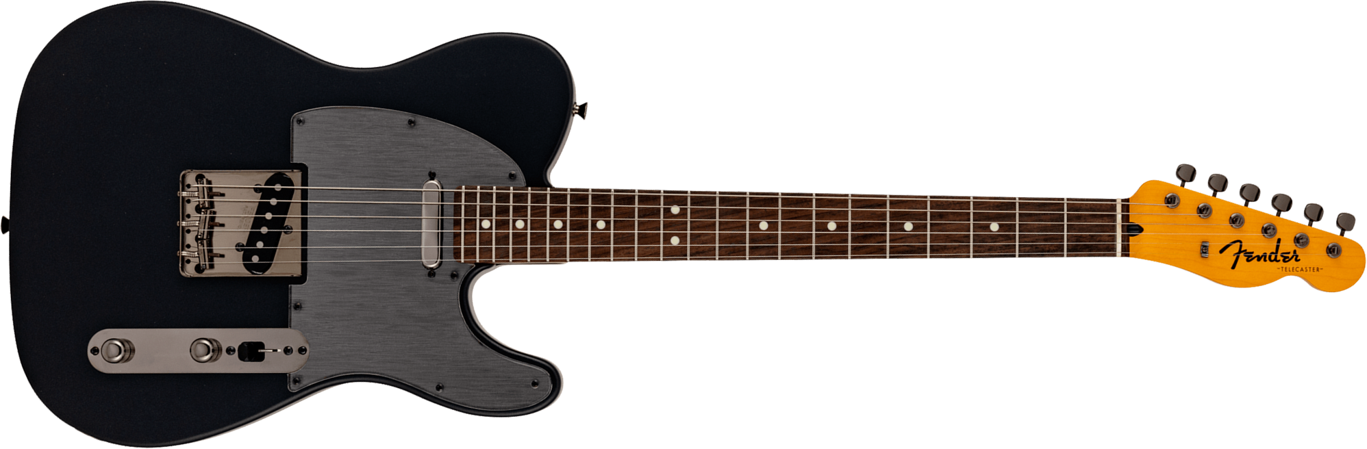 Fender Tele Hybrid Ii Mij Ltd Jap 2s Ht Rw - Matte Phantom Black - Tel shape electric guitar - Main picture