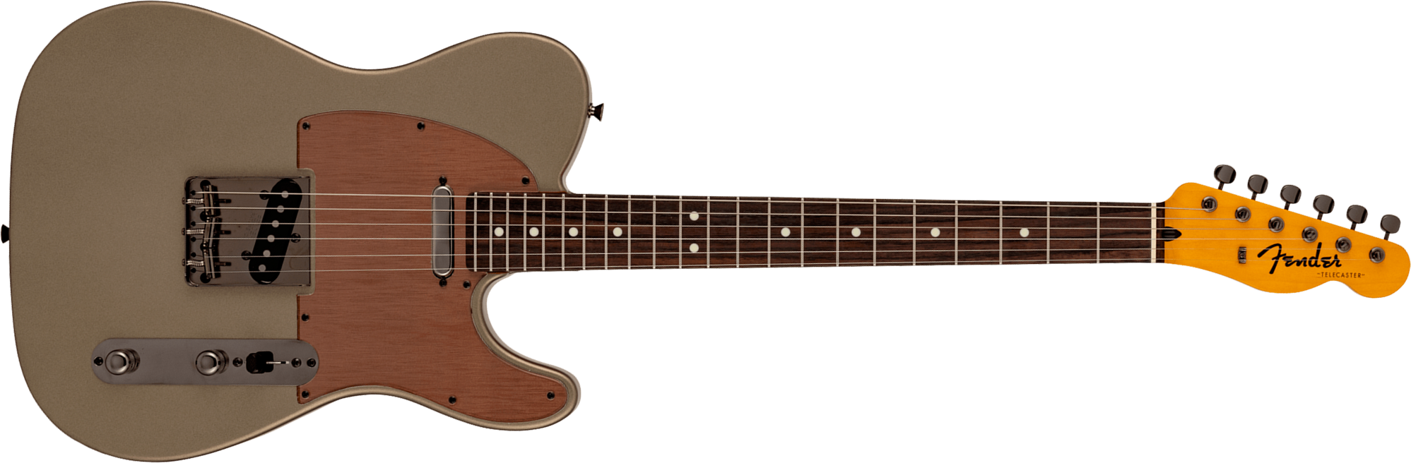 Fender Tele Hybrid Ii Mij Ltd Jap 2s Ht Rw - Matte Champagne Mirage - Tel shape electric guitar - Main picture