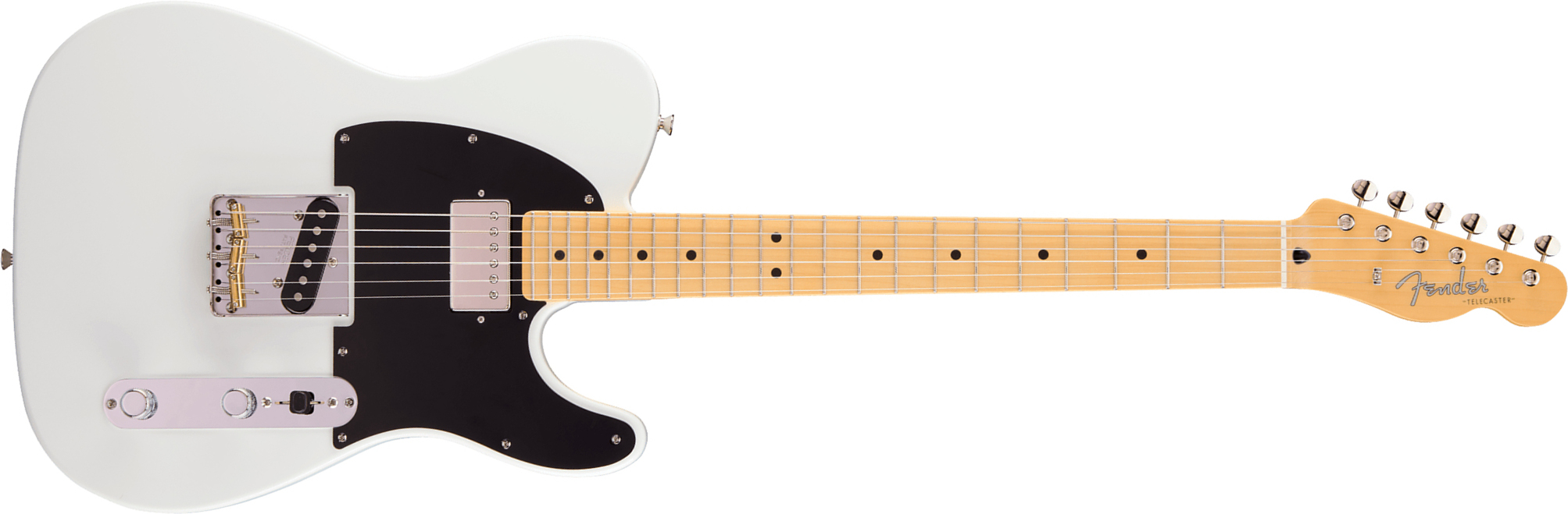 Fender Tele Hybrid Ii Mij Ltd Jap Sh Ht Mn - Arctic White - Tel shape electric guitar - Main picture
