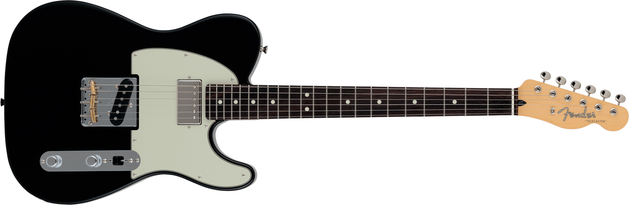 Fender Tele Hybrid Ii Mij Ltd Jap Sh Ht Rw - Black - Tel shape electric guitar - Main picture
