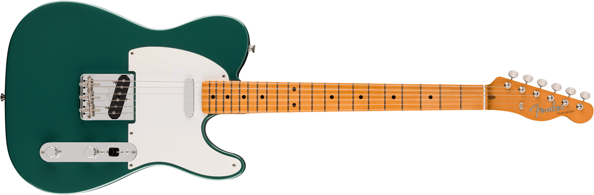 Fender Tele Late 50s Vintera 3 Mex 2s Ht Mn - Sherwood Green Metallic - Tel shape electric guitar - Main picture