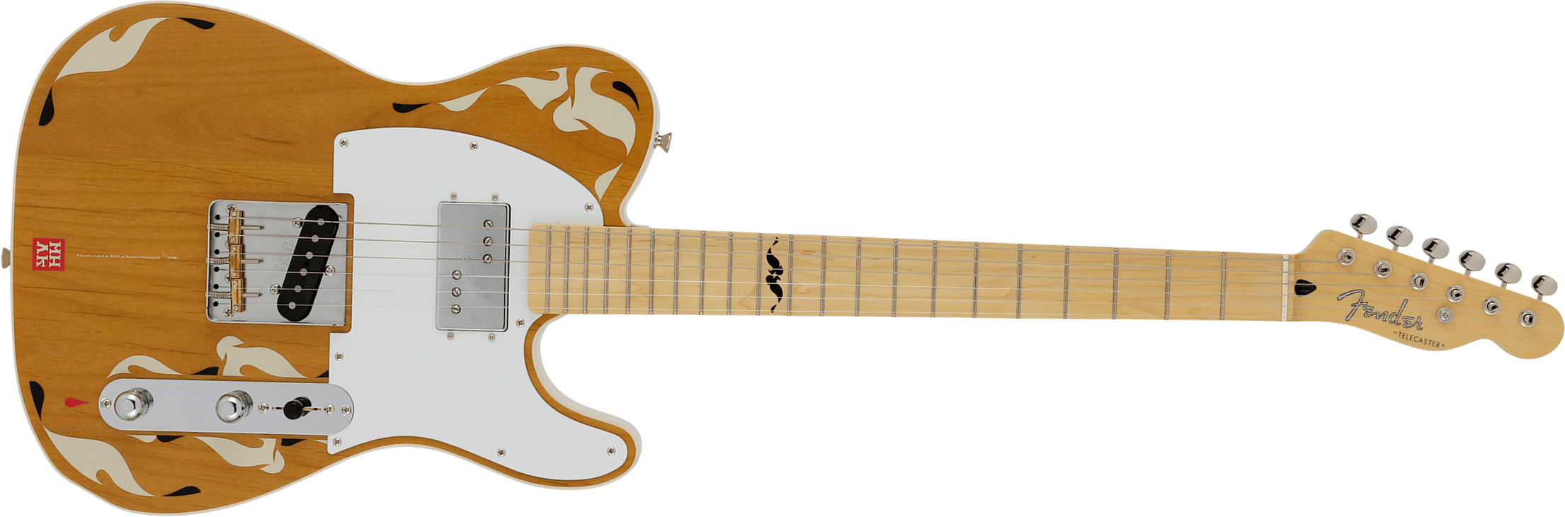 Fender Tele Mhak  Art Gallery Jap Hs Mn - Natural - Tel shape electric guitar - Main picture