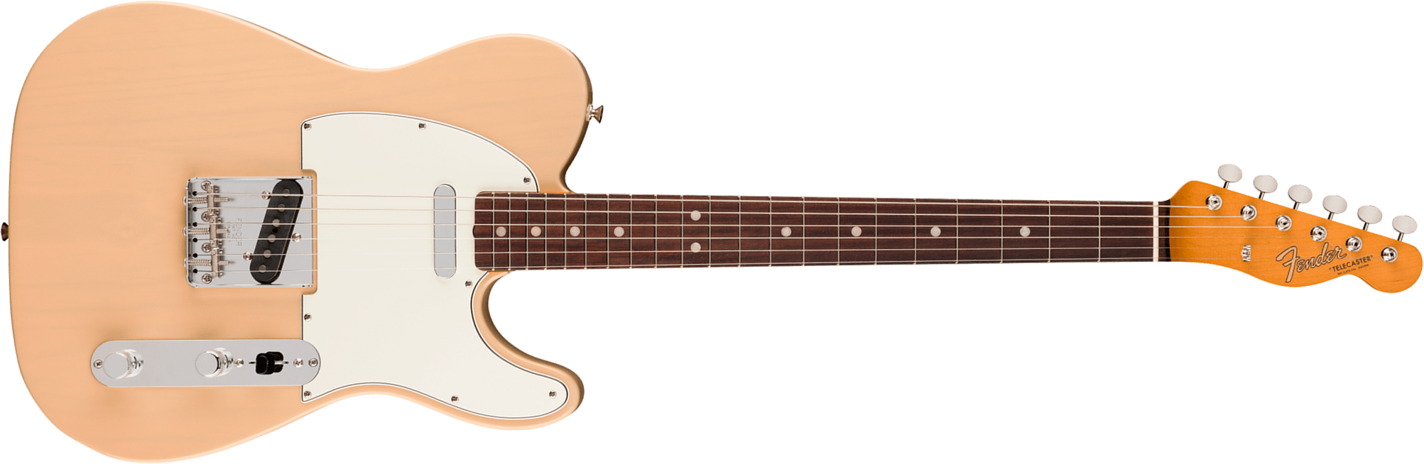 Fender Tele Mid 60s Vintera 3 Mex 2s Ht Mn - Vintage Blonde - Tel shape electric guitar - Main picture