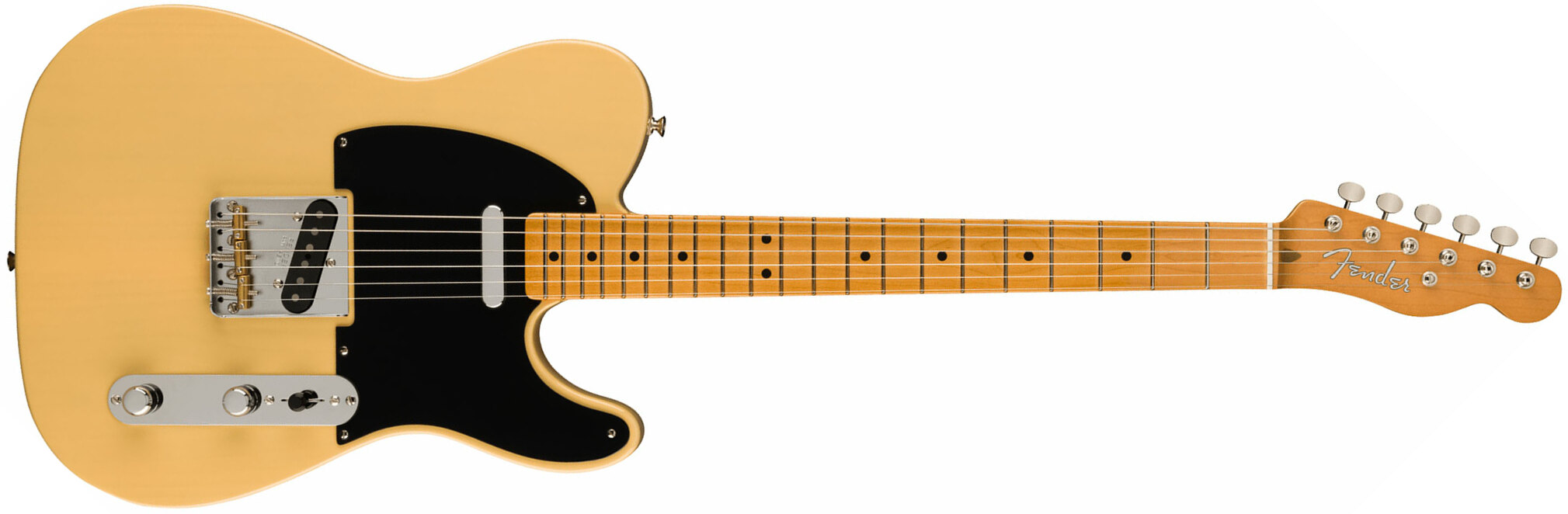 Fender Tele Nocaster 50s Vintera 2 Mex 2s Ht Mn - Blackguard Blonde - Tel shape electric guitar - Main picture