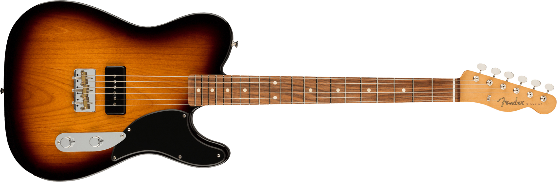 Fender Tele Noventa Mex Pf +housse - 2-color Sunburst - Tel shape electric guitar - Main picture