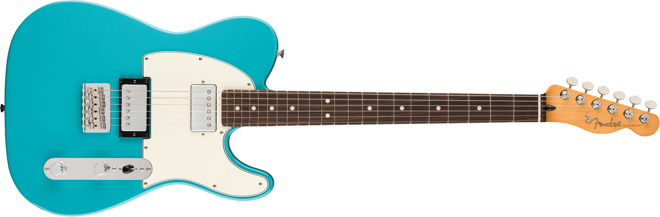 Fender Tele Player Ii Hh Mex 2h Ht Rw - Aquatone Blue - Tel shape electric guitar - Main picture