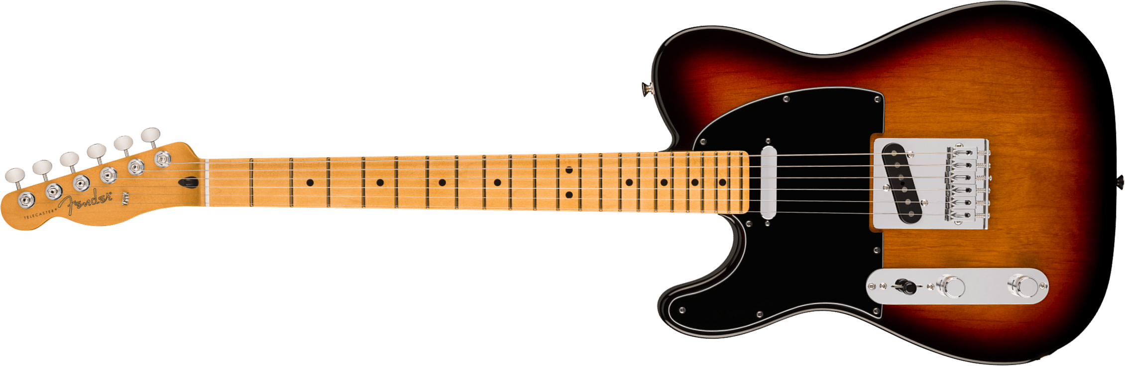 Fender Tele Player Ii Lh Mex Aulne Gaucher 2s Ht Mn - 3-color Sunburst - Tel shape electric guitar - Main picture