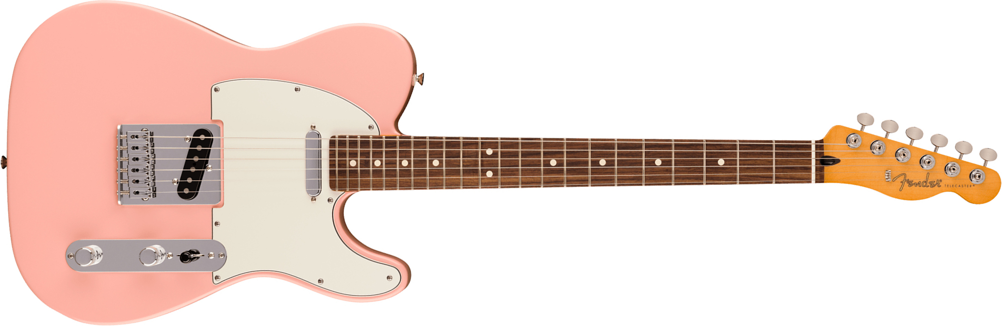 Fender Tele Player Ii Mex Ltd 2s Ht Rw - Shell Pink - Tel shape electric guitar - Main picture