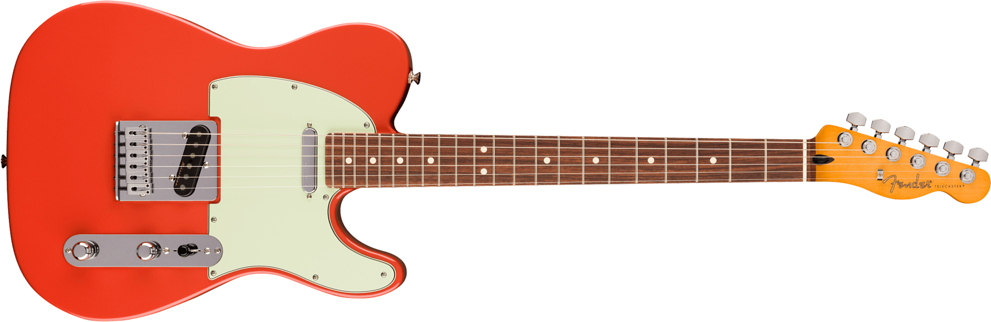Fender Tele Player Ii Modified Ltd Mex 2s Ht Rw - Fiesta Red - Tel shape electric guitar - Main picture