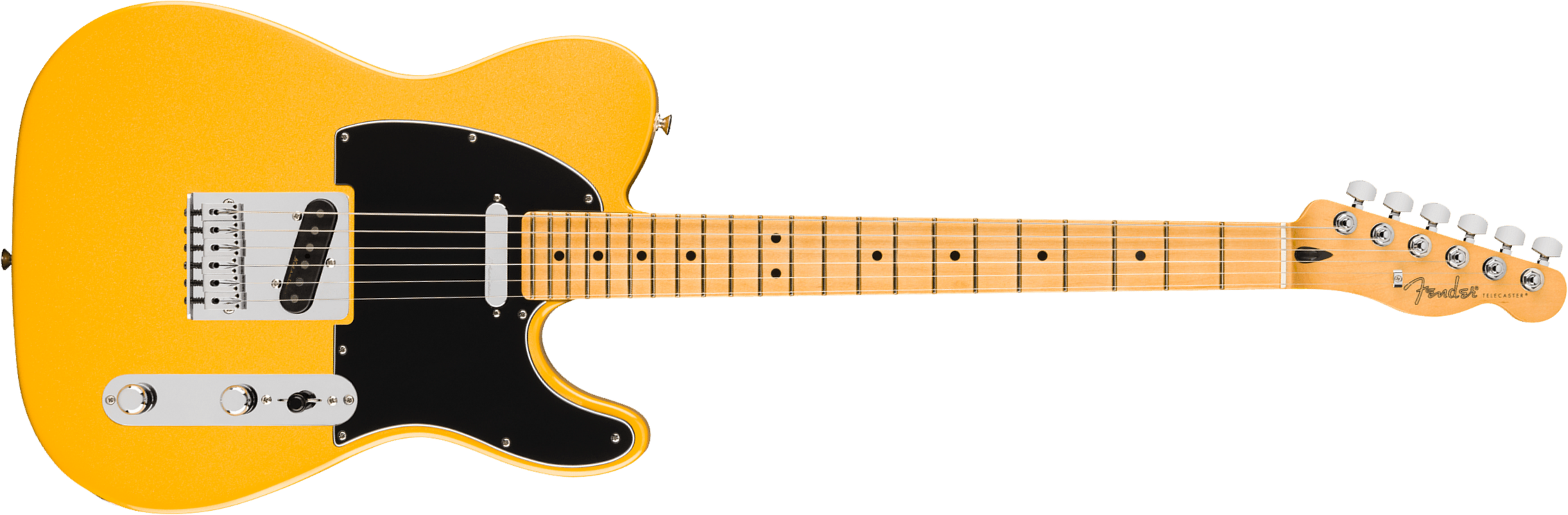 Fender Tele Player Ii Modified Mex 2s Ht Mn - Sunshine Yellow - Tel shape electric guitar - Main picture